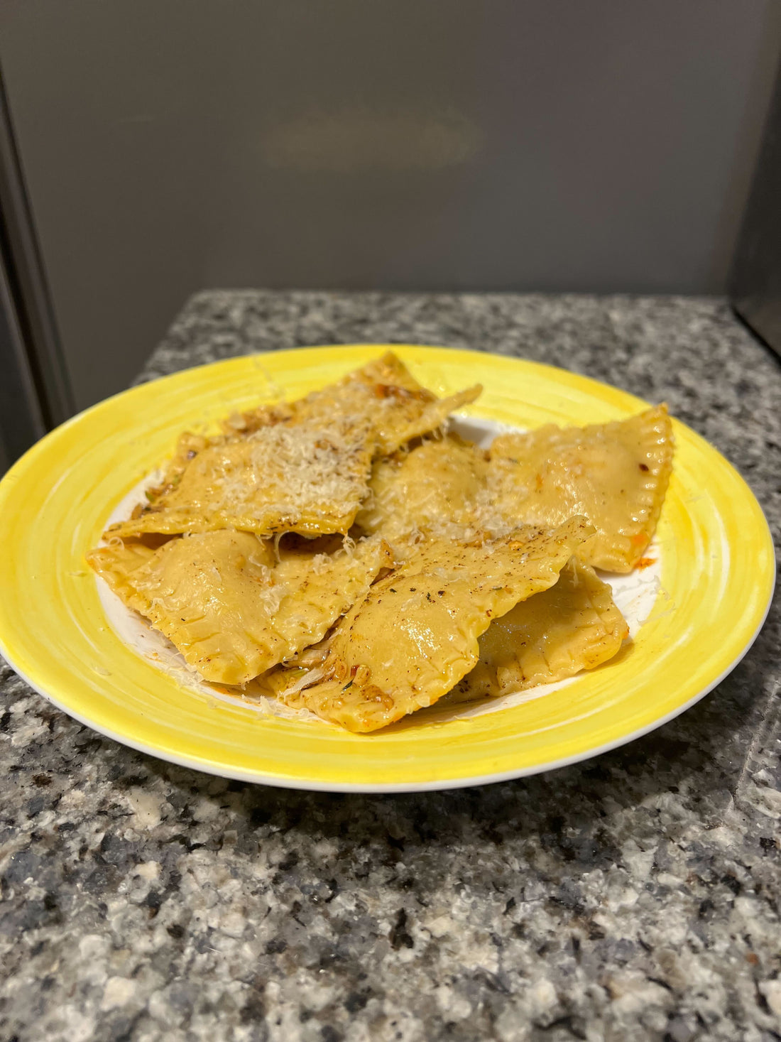 Pumpkin Sage Ravioli with Brown Butter Garlic Sauce