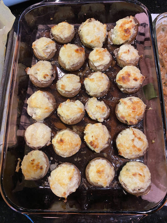 Garlic & Herb Stuffed Mushrooms