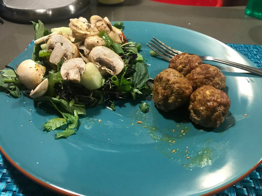 Lamb Meatballs With Chévre